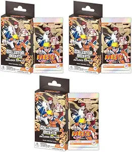 KAYOU Naruto Collectible Cards Earth Scroll Pearl Edition Smriti Series 3 Collector Boxes 15 Packs 120 Cards