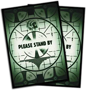 Please Stand by Card Sleeves - 100 Pack for MTG, Magic The Gathering, TCG Decks & More, Standard Size Card Sleeves for Trading Card Protection - Ideal for MTG Commander & Fallout Decks