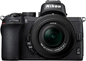 Nikon Z 50 with Wide-Angle Zoom Lens | Compact mirrorless Stills/Video Camera with 16-50mm Lens | Nikon USA Model