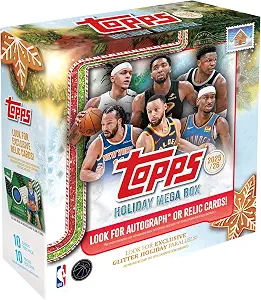 2025 Topps Holiday NBA Basketball - Factory Sealed - Mega Box