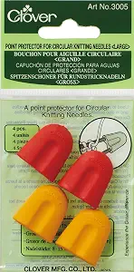 Clover 3005 Point Protectors for Circular Knitting Needles Large
