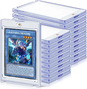 20 ct Magnetic Card Holders for Trading Cards, 35 pt Hard Cards Sleeves Case Fit for MTG Cards, Standard Cards, Sports Cards, Baseball Cards