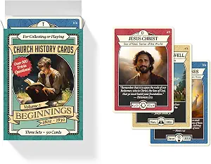 Volume I: Beginnings | Latter-Day Saints Trivia | LDS Games | Over 300 Trivia Questions | 90 Cards for Collecting and Playing | 1-4 Players | Ages 12 and up