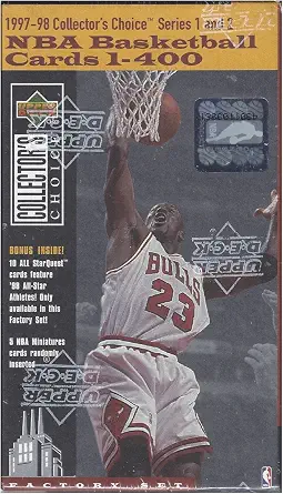 1997-98 Upper Deck Collector's Choice Basketball Factory Sealed Set 400 Cards Tim Duncan Rookie