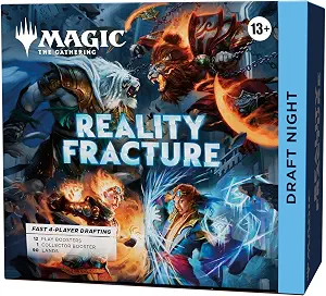 Magic: The Gathering Reality Fracture Draft Night | 1 Collector Booster, 12 Play Boosters, 90 Lands, 10 Tokens