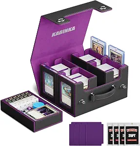 Kabinka Commander Deck Box for MTG with Handle, Multi Deck Case