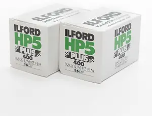 Ilford HP5 Plus Black and White Printing Film 35mm ISO 400 36 Poses 2-Pack