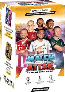 Topps UEFA Champions League Match Attax 2025 Trading and Collectible Card Game (Smart Pack)