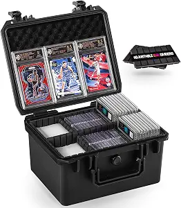Card Cases for Sport Trading Graded Card Holder IP67 Waterproof Storage Box