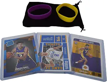 Lonzo Ball Rookie Cards Assorted (3) Basketball Card Bundle, 2+ Rookie Cards - New Orleans Pelicans Trading Cards