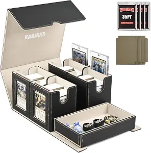 Kabinka MTG Commander Deck Box, Holds 400+ Double-Sleeved Cards