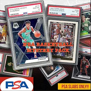 Generic Basketball PSA Only Graded 7+ Guaranteed Mystery Hot Pack Bundle - 5 Rookies / 5 Vets - with Bonus Legends Chase Card - Lebron/Jordan, HOF rookies, Kobe Graded