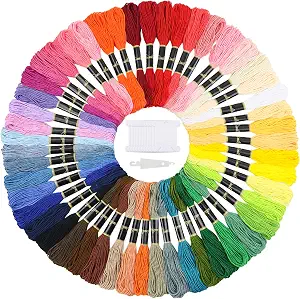 Similane Embroidery Floss 50 Skeins Cross Stitch Thread Friendship Bracelets