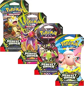 Pokemon TCG: Mega Evolutions - Perfect Order Sleeved Booster Pack - 10 Cards