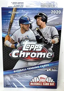 Topps 2020 Chrome Baseball MLB Hanger Pack Box