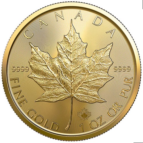 1 oz Canadian Gold Maple Leaf Coin (Random Year)