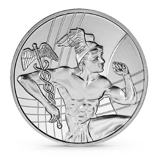 1 oz SMI Silver Mercury Round
