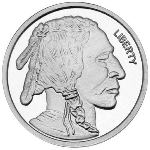 Silver 1/2 oz Buffalo Round