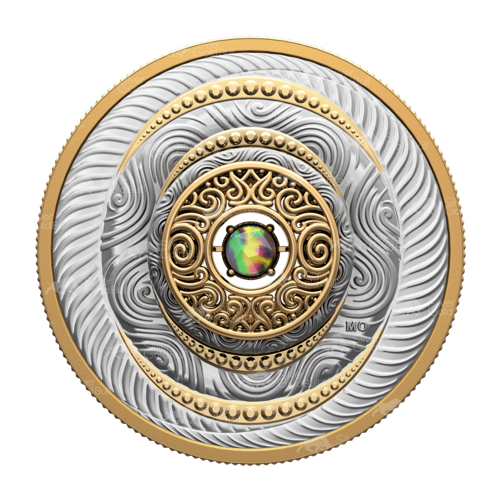 2/3 oz 2024 Dancing Ammolite Elements of Nature: Air Silver Coin | Royal Canadian Mint
