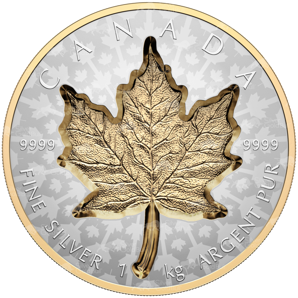 1 kilo 2024 Super Incuse Maple Leaf Silver Coin | Royal Canadian Mint