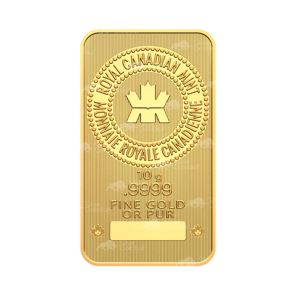 10 gram Royal Canadian Mint Gold Bar | CW