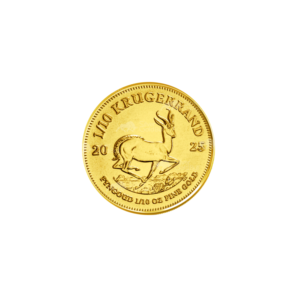 1/10 oz 2025 Krugerrand Gold Coin | Rand Refinery