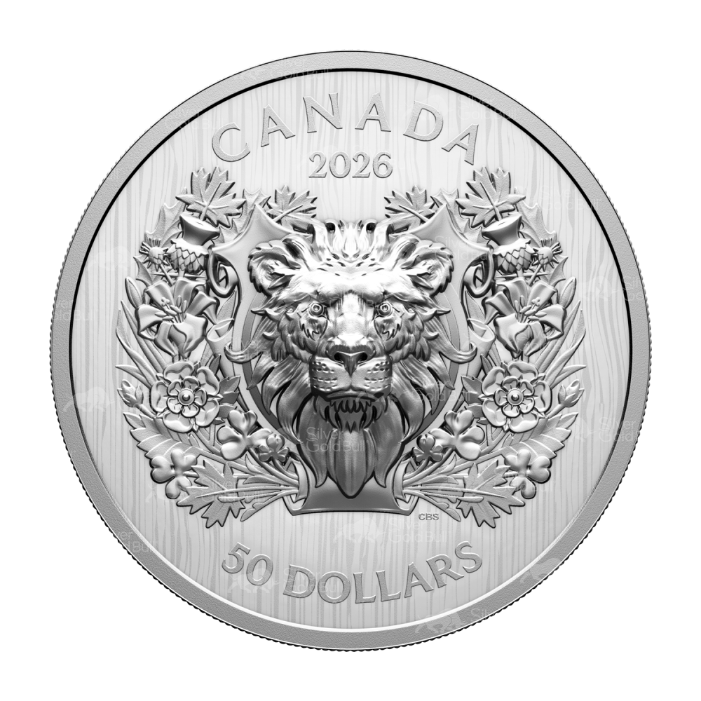 2026 Heraldic Lion Proof Silver Coin | Royal Canadian Mint