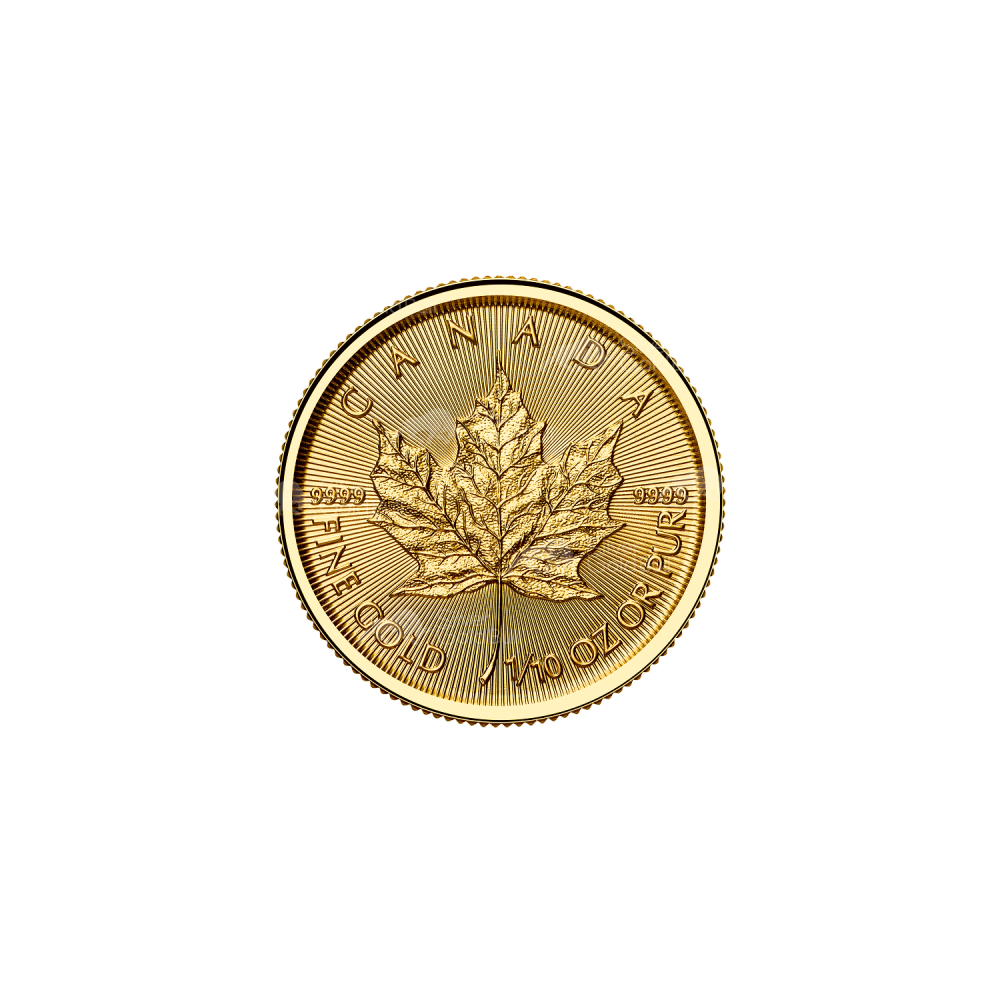 1/10 oz 2026 Canadian Maple Leaf Gold Coin | Royal Canadian Mint