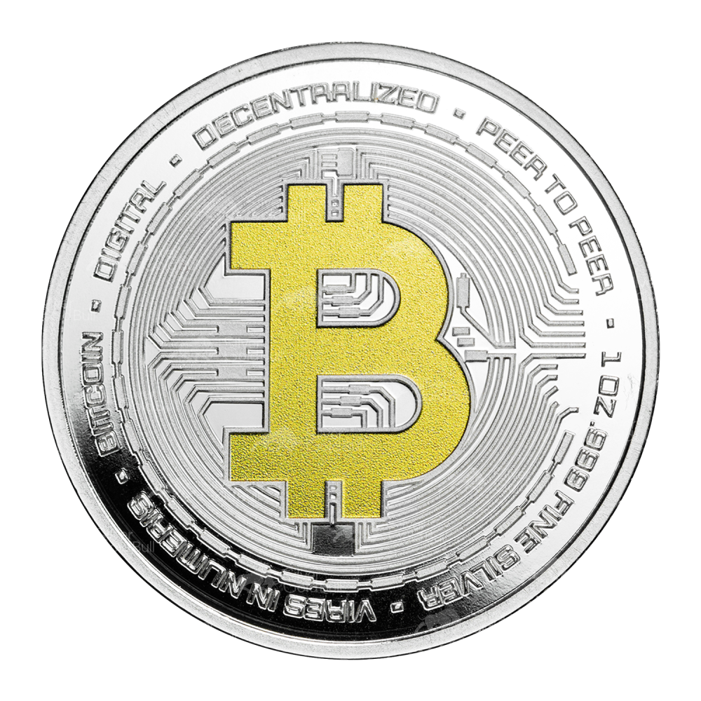 1 oz 2025 Bitcoin Colourized Silver Coin | PAMP Suisse