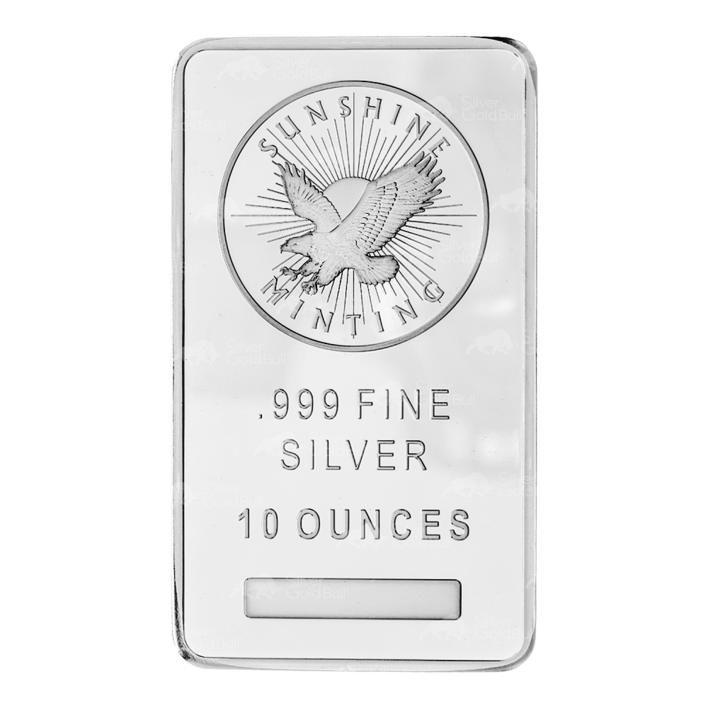 10 oz Silver Bar | Sunshine Minting