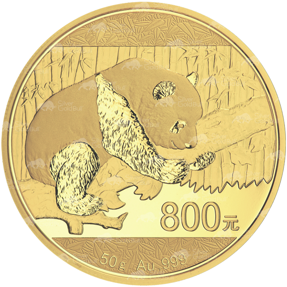 50 gram 2016 Chinese Panda Gold Proof Coin | Chinese Mint