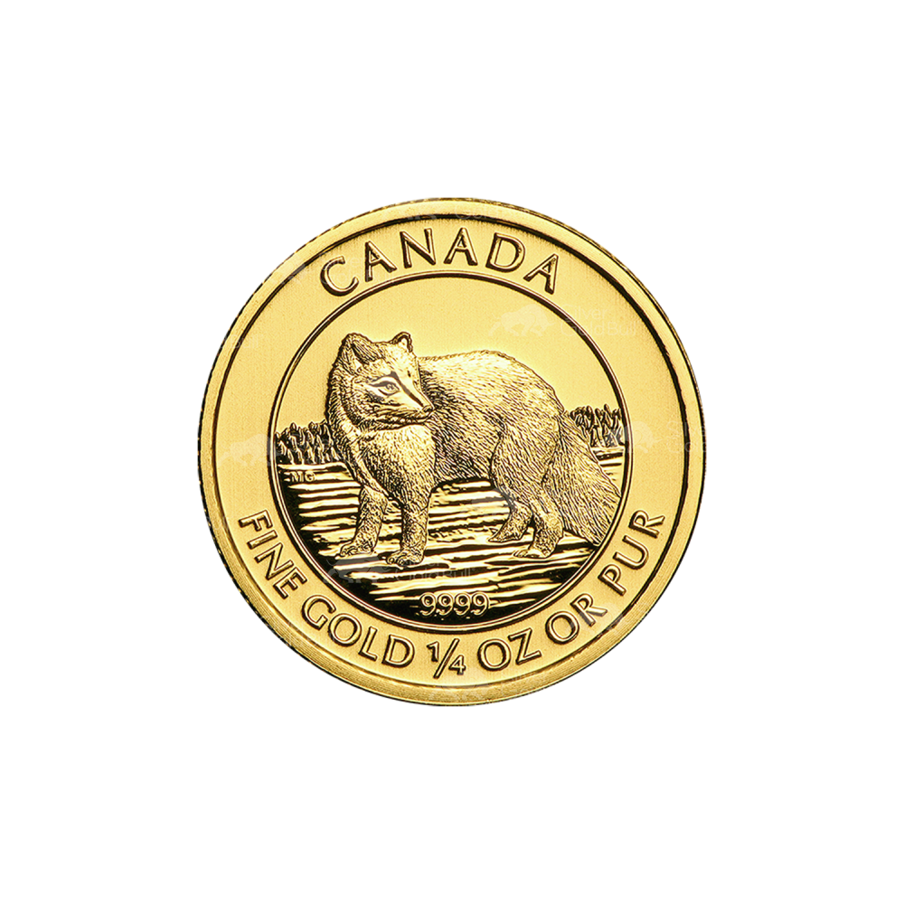 1/4 oz 2014 Canadian Arctic Fox Gold Coin | Royal Canadian Mint