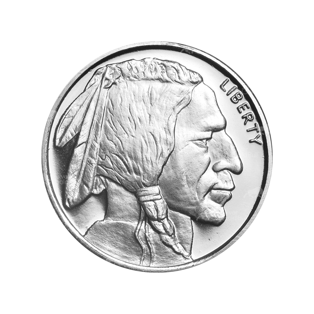 1/2 oz Buffalo Silver Round | Silvertowne Mint