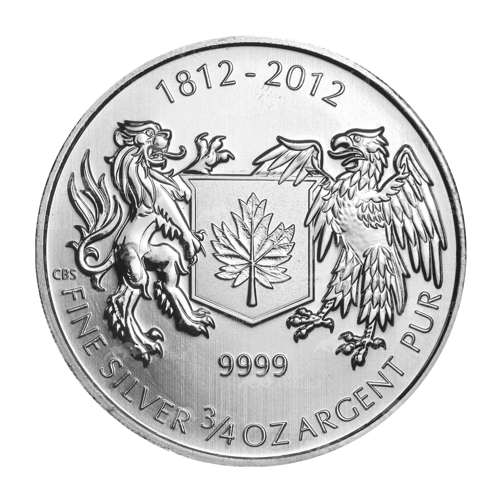 3/4 oz 2012 War of 1812 Silver Coin | Royal Canadian Mint