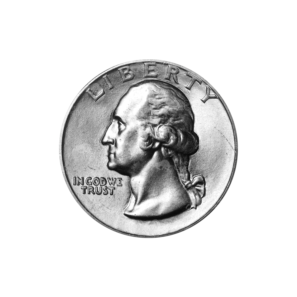 Random Year Washington Quarter Dollar 90% Pure Silver Coin | United States Mint
