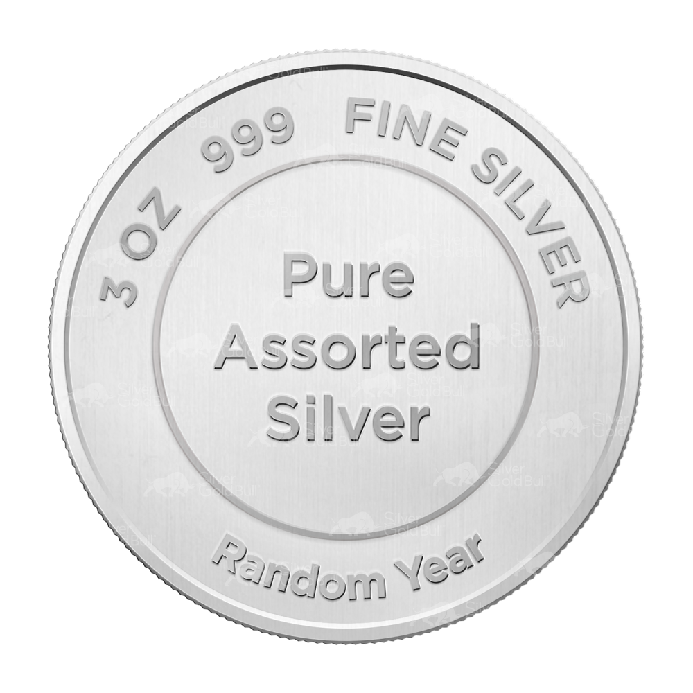 3 oz Assorted Silver Round