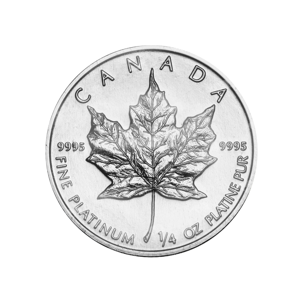 1/4 oz Random Year Canadian Maple Leaf Platinum Coin | Royal Canadian Mint