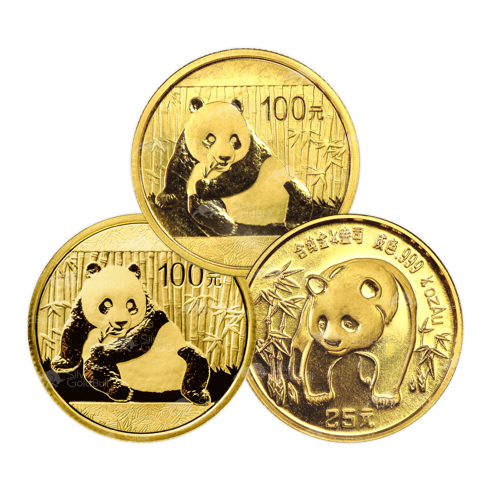1/4 oz Random Year Chinese Panda Proof Gold Coin | Chinese Mint