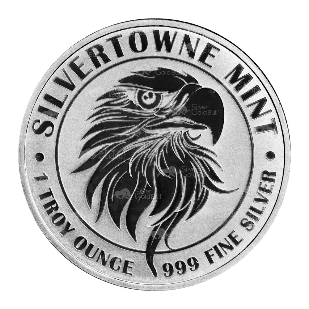 1 oz Mighty Eagle Silver Round | Silvertowne Mint