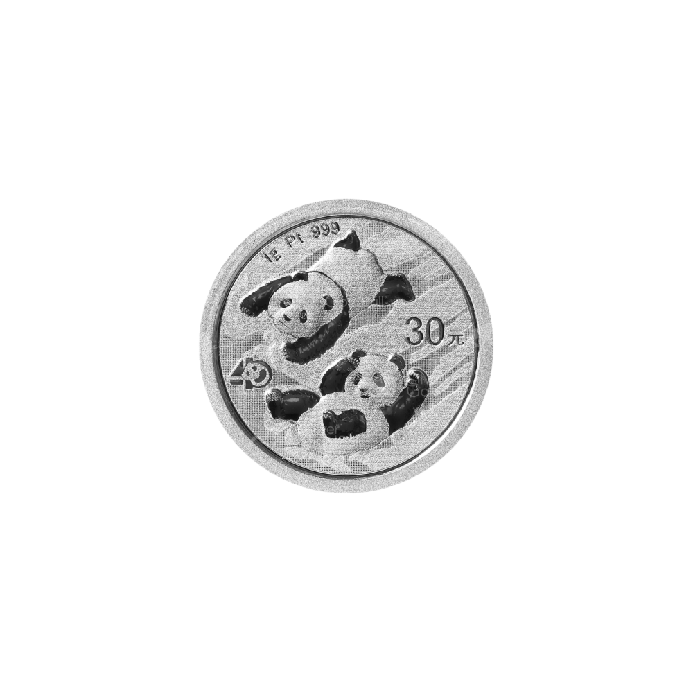 1 gram 2022 Chinese Panda Platinum Coin | Chinese Mint