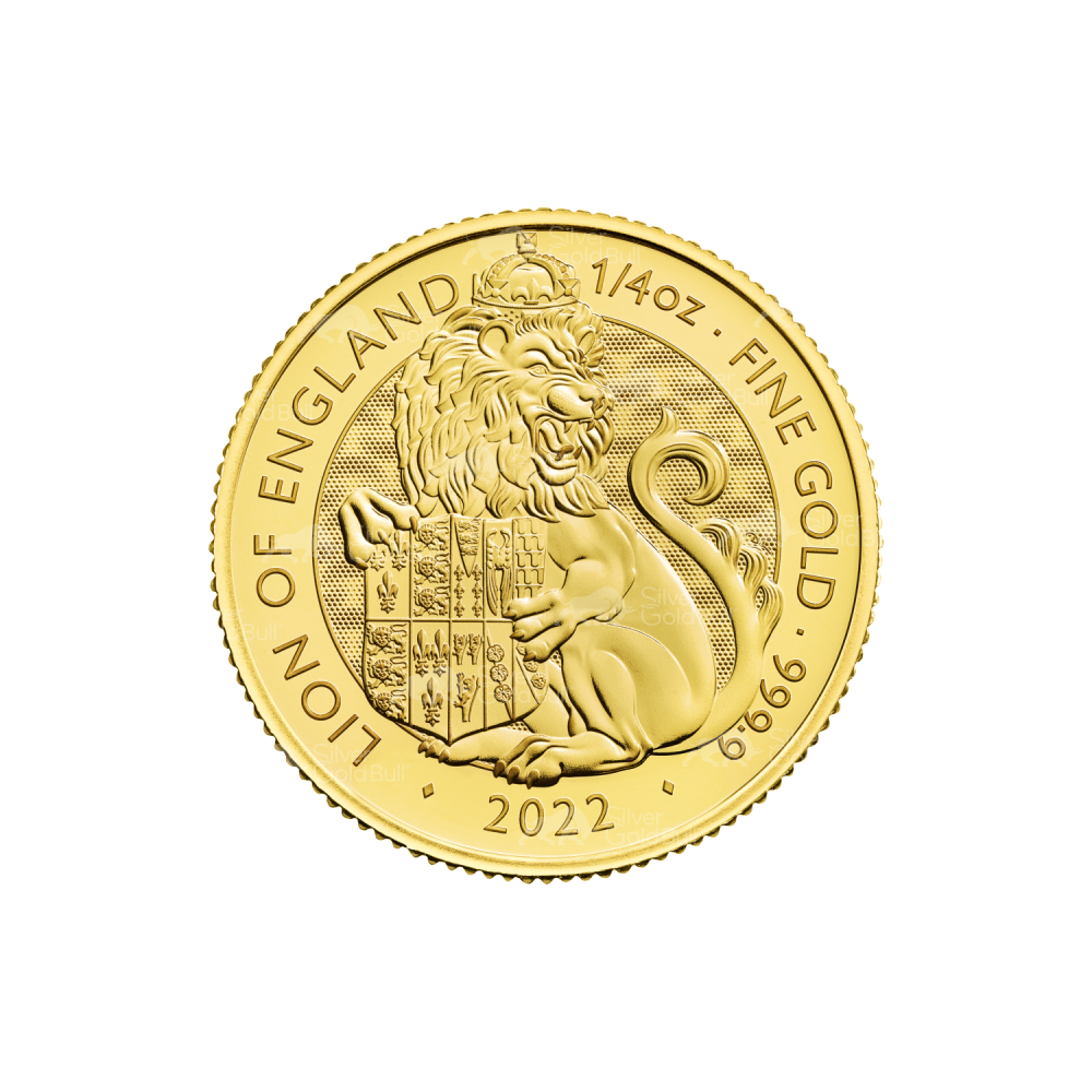 1/4 oz 2022 The Tudor Beasts: Lion of England Gold Coin | The Royal Mint