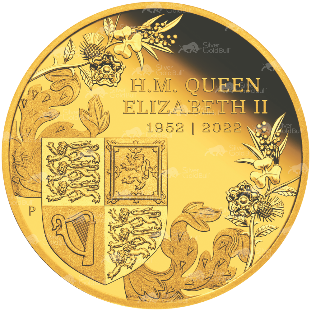2 oz 2022 The Queen’s Platinum Jubilee Gold Coin | Perth Mint