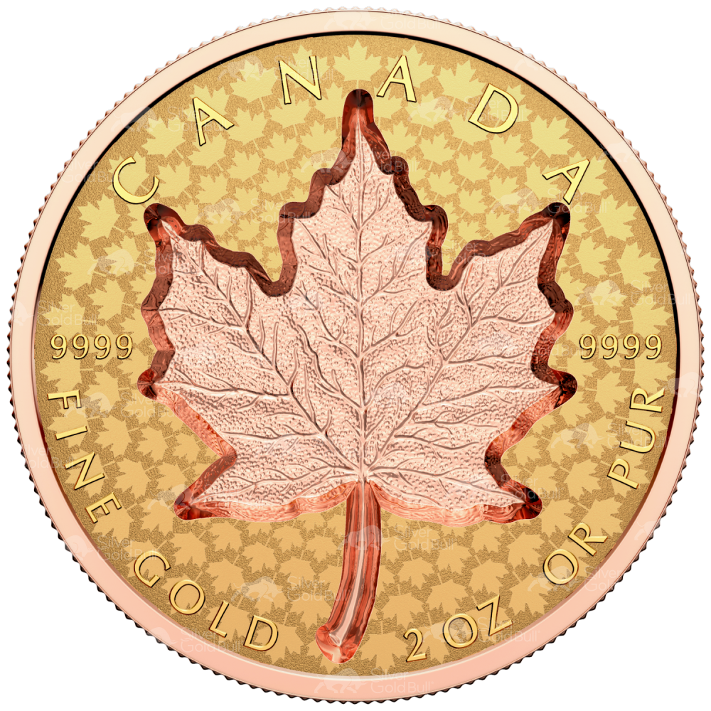 2 oz 2022 Super Incuse Maple Leaf Gold Coin | Royal Canadian Mint