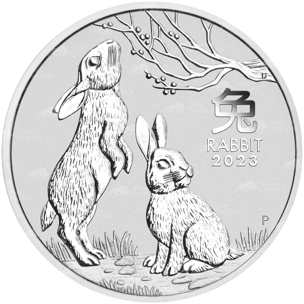 1 kilo 2023 Lunar Year of the Rabbit Silver Coin | Perth Mint