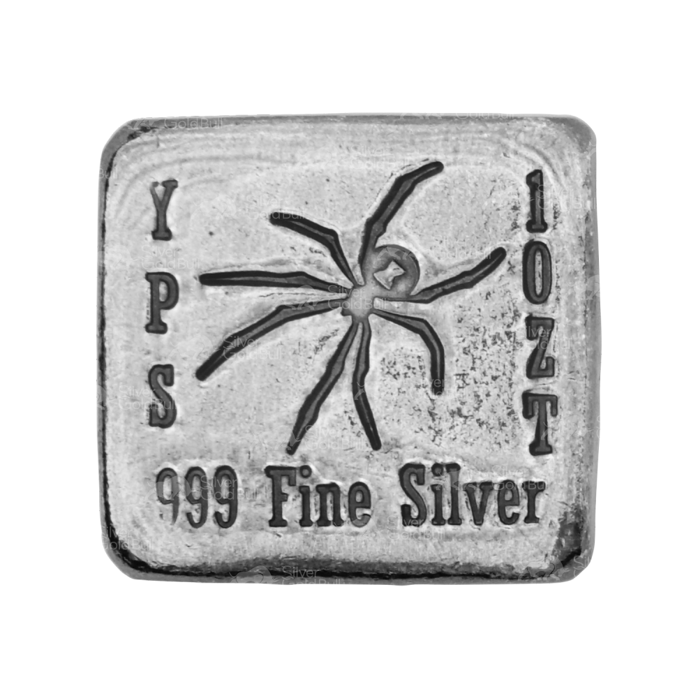 1 oz Spider Silver Bar | Yeager's Poured Silver
