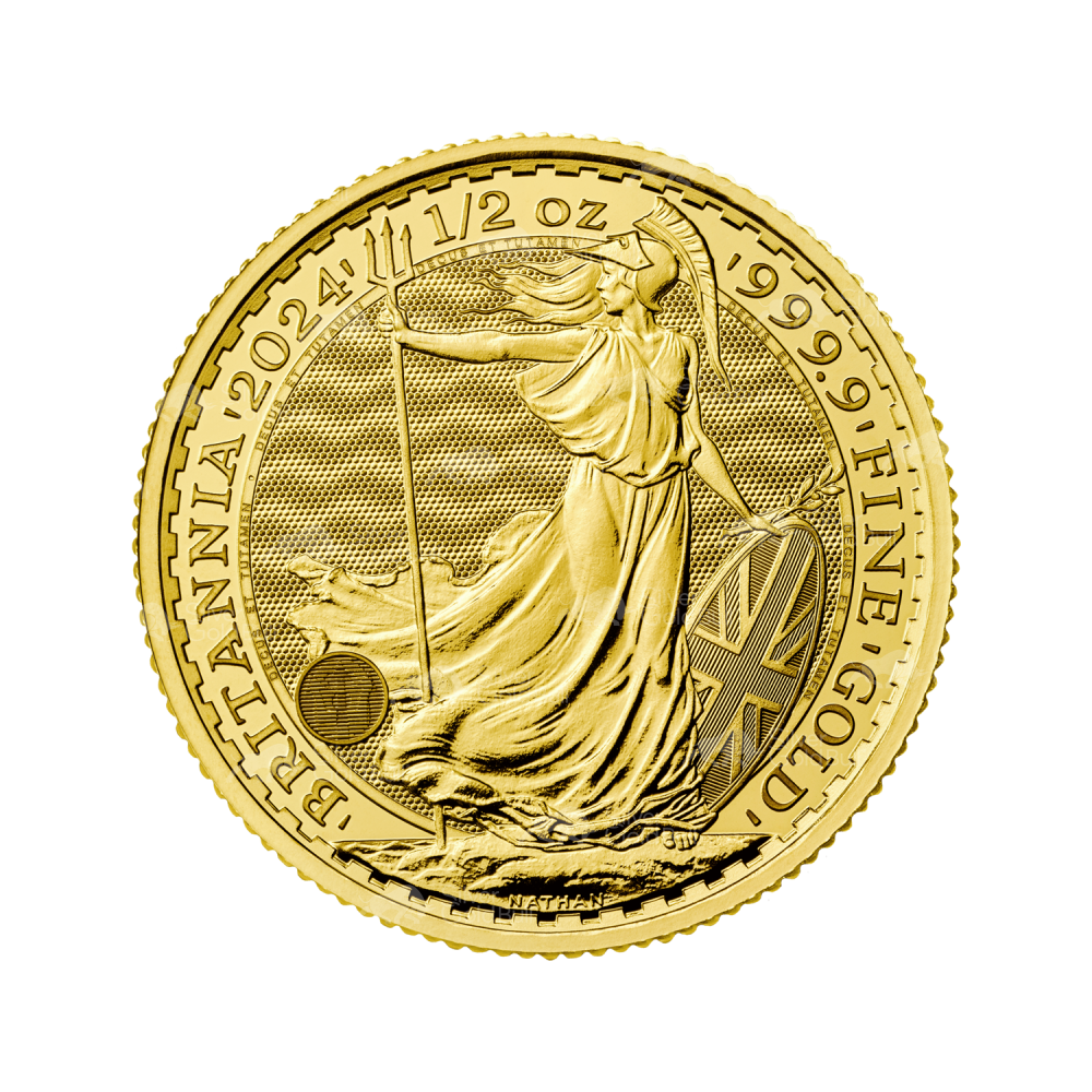 1/2 oz 2024 Britannia Gold Coin | The Royal Mint