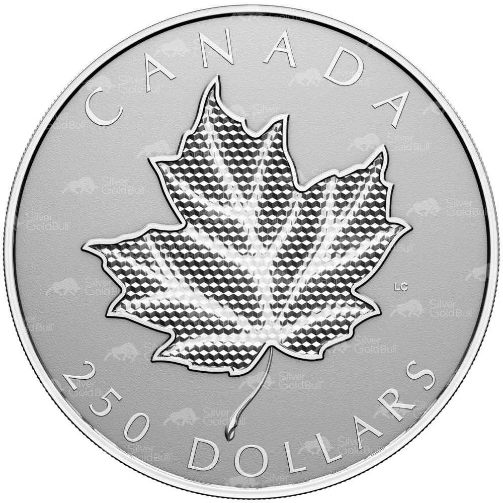 1 kilo 2024 Pulsating Maple Leaf Silver Coin | Royal Canadian Mint