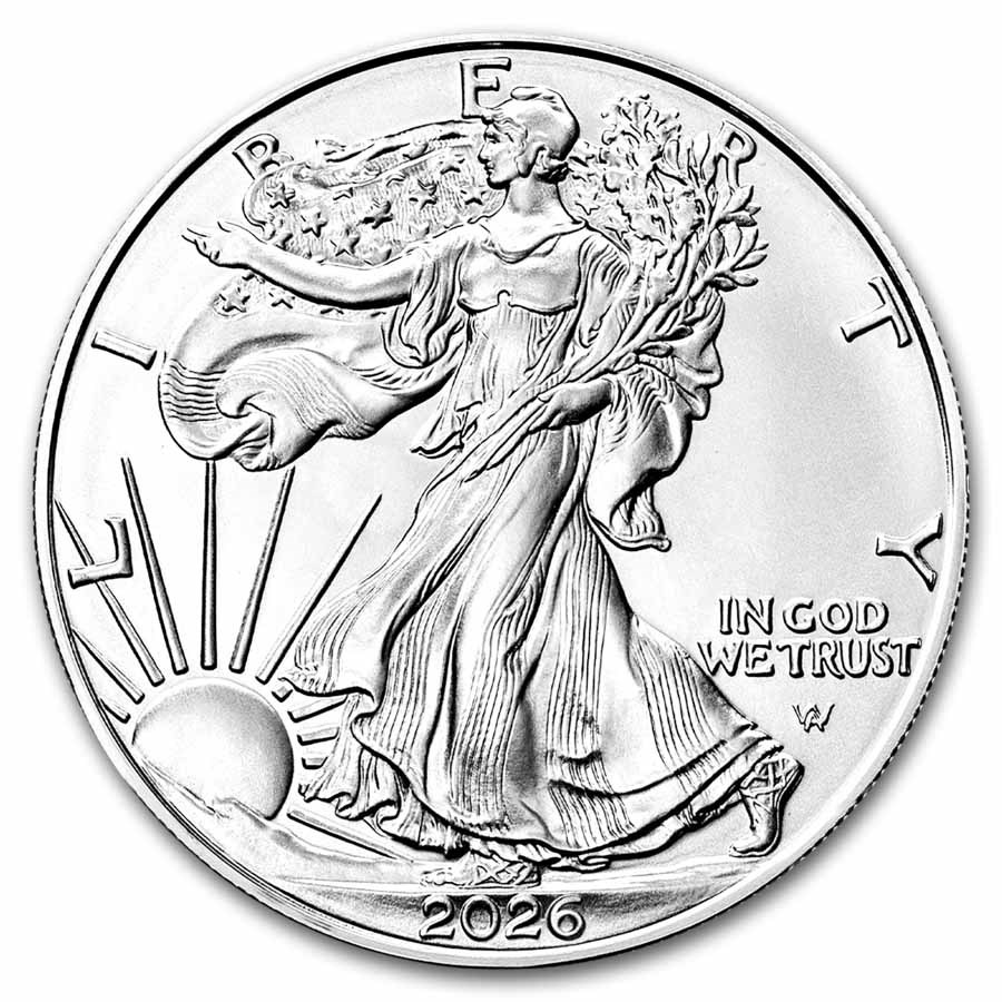 2026 1 oz American Silver Eagle Bullion Coin (BU)