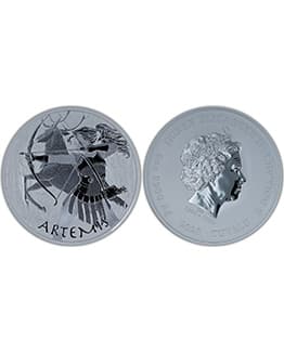 2023 Artemis Gods of Olympus Tuvalu 1oz Silver Bullion Coin
