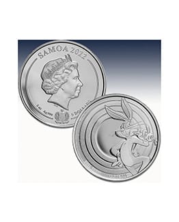 2022 Silver Samoa Looney Tunes Bugs Bunny 1oz Bullion Coin